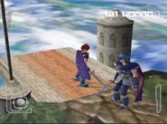 Roy and Marth in Temple in Super Smash Bros. Melee