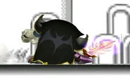 The first hit of Meta Knight's down smash.