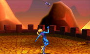 Zero Suit Samus's up taunt.