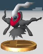 Darkrai's trophy in Super Smash Bros. Brawl'