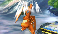 Charizard using Rising Cyclone.