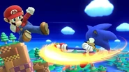 640px-Sonic and Mario.jpg (37 KB) Sonic Fighting Mario On Windy Hill.