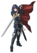 Lucina's splash screen. Lucina Wakes Her Blade?!