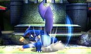 First hit of Charizard's Up Smash Attack.