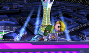 Toon Link's down taunt.