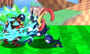 Greninja's pummel.