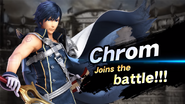 Chrom's splash screen. Chrom Joins the battle!!!
