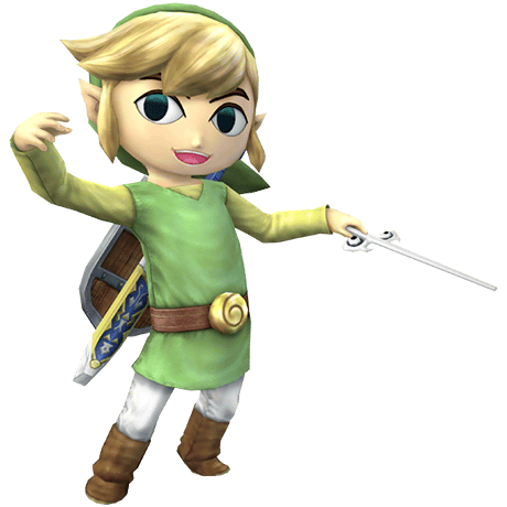 super smash bros melee young link