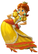 Daisy from the Super Smash Bros. Ultimate panorama