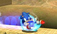 Sonic's dash attack.