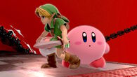 Young link and kirby by user15432 de33t4t
