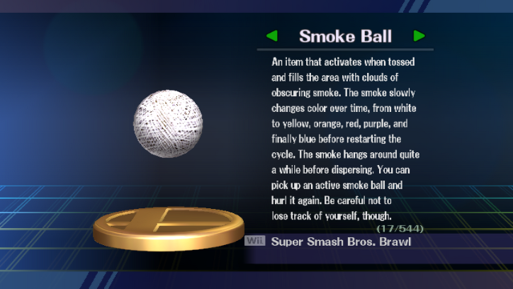 Fake Smash Ball, Smashpedia