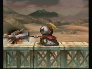 An Autolance stabbing Fox.