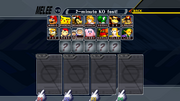 The starting roster in Super Smash Bros. Melee.