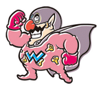 Wario Man Sticker SSBB