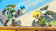 Link and Toon Link in Skyloft - (SSB. for Wii U)