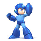 This is Mega Man's default outfit attire, whereas his outfit is blue.