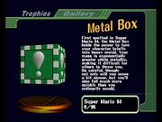 Metal boxtrophy