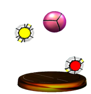 Bombs as shown in Samus's All-Star Mode trophy.