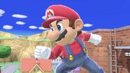 Mario grabbing on Onett