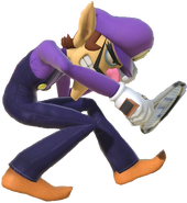 Waluigi getting hurt