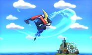 Greninja's forward air attack.