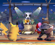 K.K. Slider giving a concert.