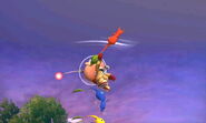 Olimar's up aerial.