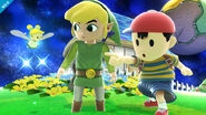 Ness and Toon Link