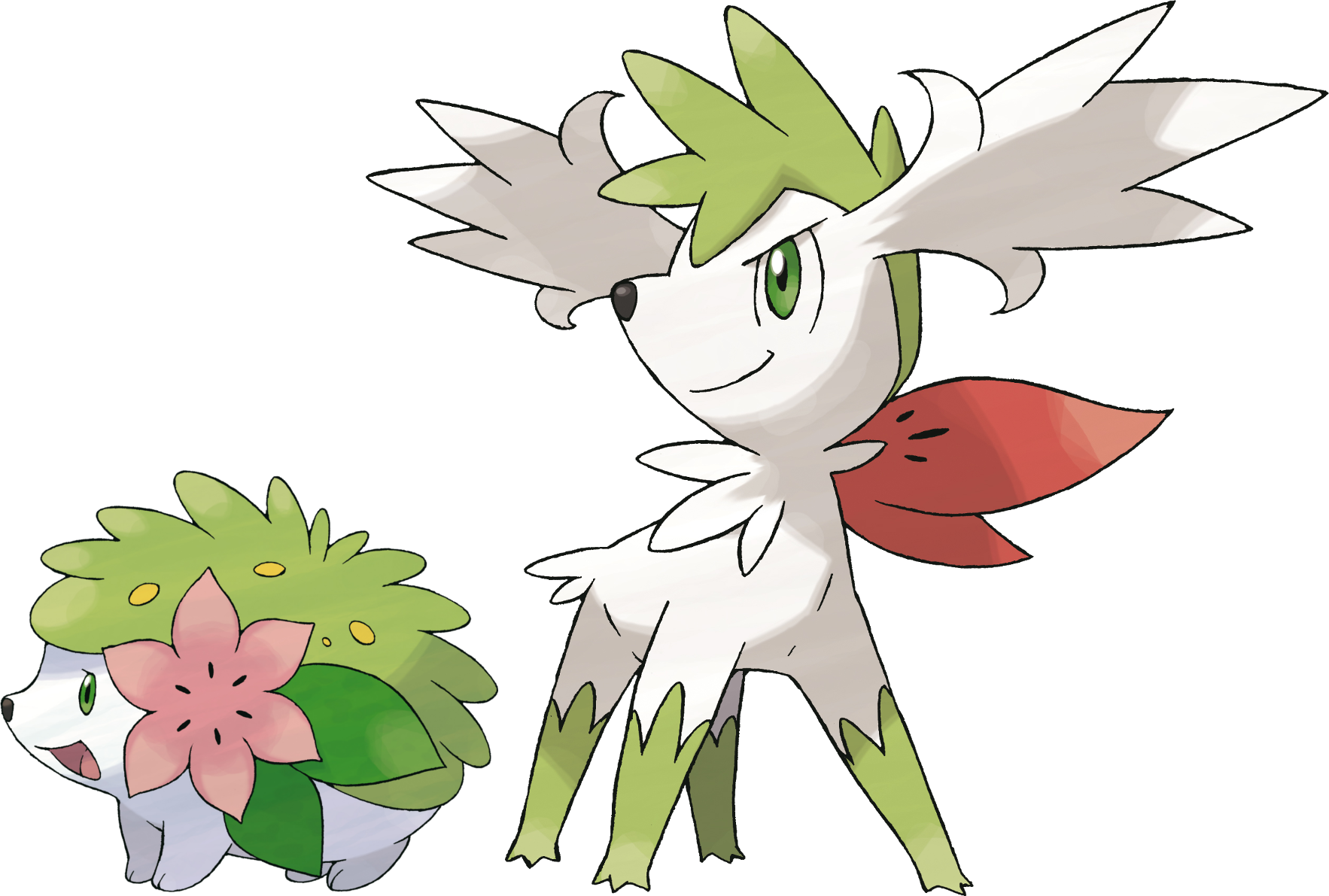 Shiny 6IV Shaymin in Land and Sky forms Legendary Pokemon for