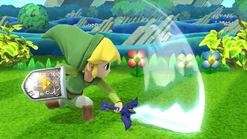 The third hit of Toon Link's jab.