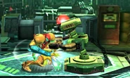 R.O.B.'s pummel.