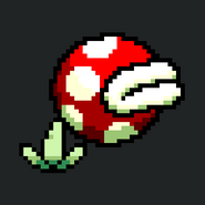 A Piranha Plant as it appears in Yoshi's Island