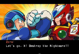 X and Zero in Mega Man X6