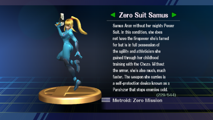 zero suit samus brawl