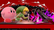 Toon Link along with Joker and Kirby in the Mementos stage.