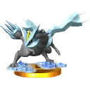 Kyurem's Trophy In Super Smash Bros for 3DS