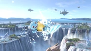 Squirtle’s forward air attack.