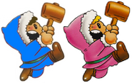 The Ice Climbers and their Mallets as they appear in Ice Climber