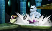 Polar Bear attacking  in Smash Run.