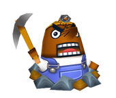 Mr. Resetti's concept art in Brawl.