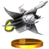 The Great Fox trophy as it appears in Super Smash Bros. for Nintendo 3DS.