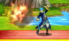 The third hit of Robin's regular jab. The explosion uses up some of his Arcfire Tome.