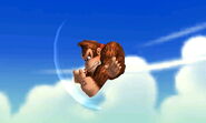 Donkey Kong's forward air attack; it meteor smashes at the midpoint of the attack.