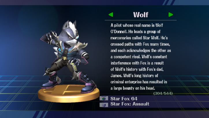 Wolf Super Smash Bros Brawl Smashpedia Fandom - star wolf brawl unlock