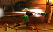 The second hit of Little Mac's forward tilt.
