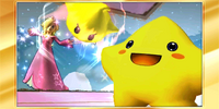 Rosalina throwing Luma.