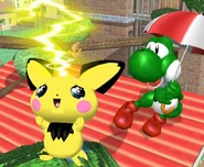 Pichu's Thunder in Melee.