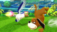 Duck Hunt's forward tilt.