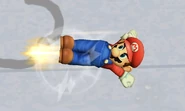 Mario's back aerial.